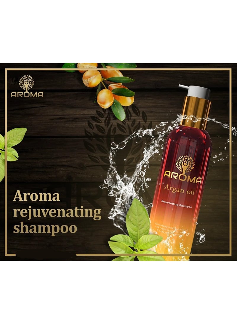 Aroma argan hair shampoo 330 ml - Image 3